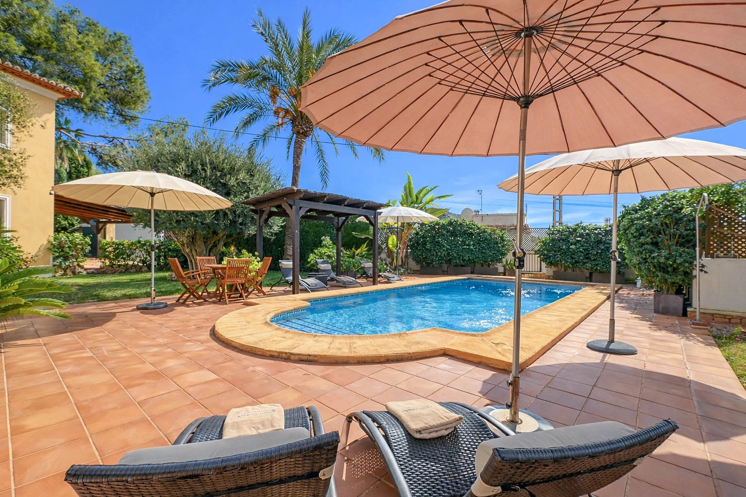 Piscina y terraza